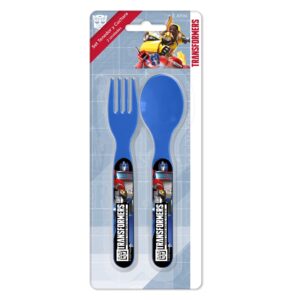 Set Tenedor Y Cuchara Transformers