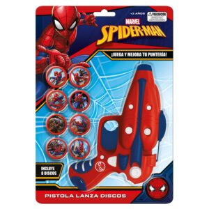 Pistola Lanza Disco Spiderman