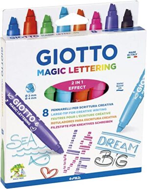 Marcador Magic Lettering 8 Und Giotto