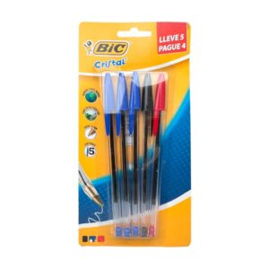 Boligrafos Cristal Bic Lleve 5X4