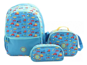 Set Mochila Infantil Pop Street Azul