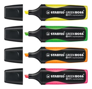 Stabilo Boss Destacador X4Unid