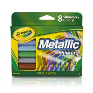 Marcadores Metálicos 8 Unidades Crayola