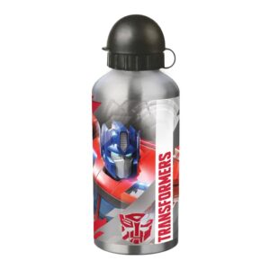 Botella Aluminio Redonda Transformers