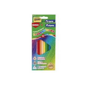 Lapiz 12 Color Largo Triang Imagia