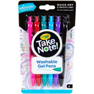 Bolígrafo Gel Lavable Takenote 6 Und Crayola