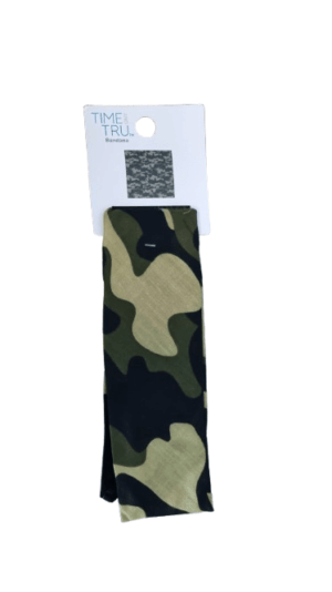 Bandana Negro/Verde Time&Tru