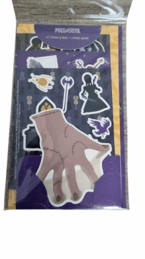Set De Sticker 8 Hojas Merlina Proarte