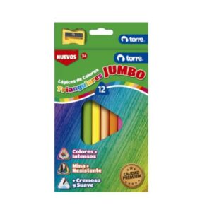 Lapiz 12 Color Triang Jumbo Torre Imagia