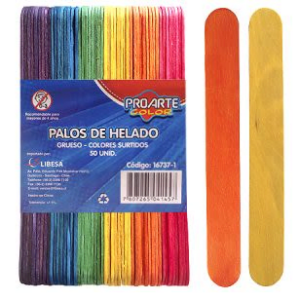 Palo De  Helado Proarte Grueso  B/50